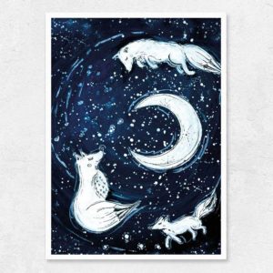 Ilustrovaný plakát A přece se točí, A3