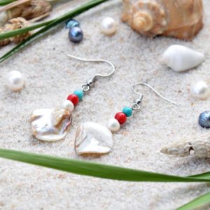 Perlové náušnice Ve vlnách tančím 3