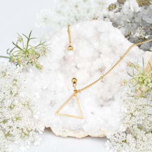 Zlatý řetízek z chirurgické oceli Elements Simple Air