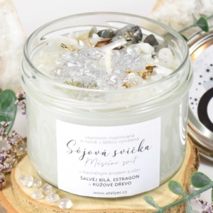 Sójová svíčka Měsíční svit kolekce Vesmírná