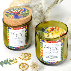 Přírodní kokosová svíčka Jungle breath, designová kolekce