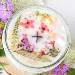 Přírodní olivová svíčka s dřevěným knotem Southerne romance