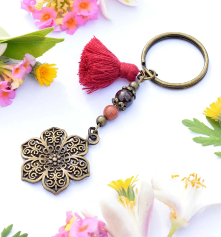 Originální přívěsek na klíče mandala Čakry