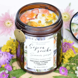 Přírodní sójová svíčka Summer sunset