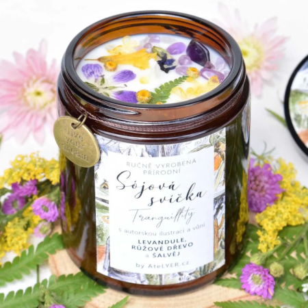Přírodní sójová svíčka Tranquillity