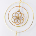 Lapač Slunce Sacred geometry s Feng shui křišťály 2