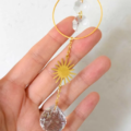 Lapač Slunce Sacred geometry s Feng shui křišťály 2