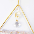 Lapač Slunce Triangle s Feng shui křišťály a minerály, Air