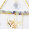 Lapač Slunce Triangle s Feng shui křišťály a minerály, Aurora