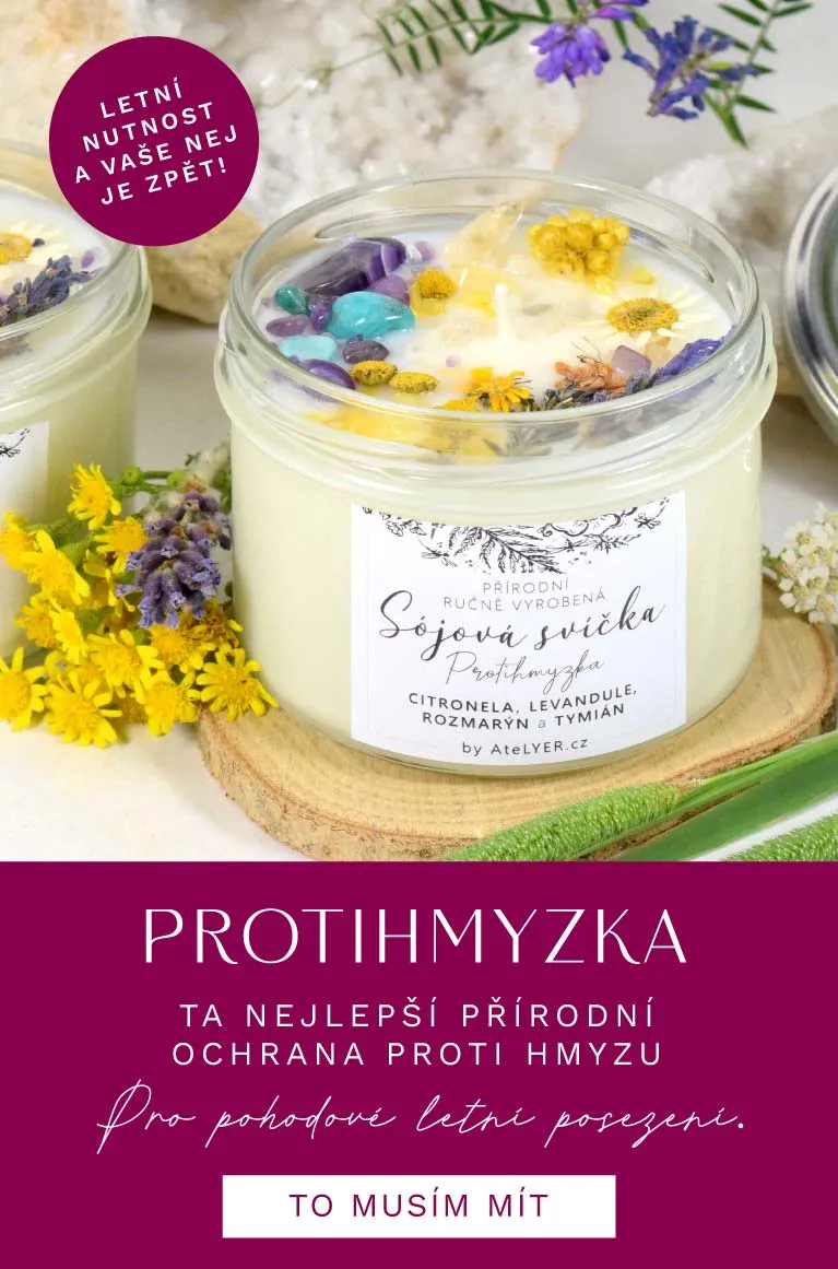 Sójové svíčky proti hmyzu