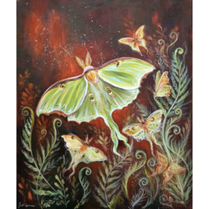 Originální obraz na plátně Eruca, 50x60 cm, akryl